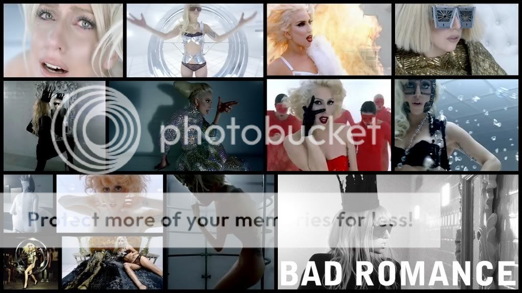 LadyGaga2jpg Bad Romance video collage LadyGaga2jpg Bad Romance video collage