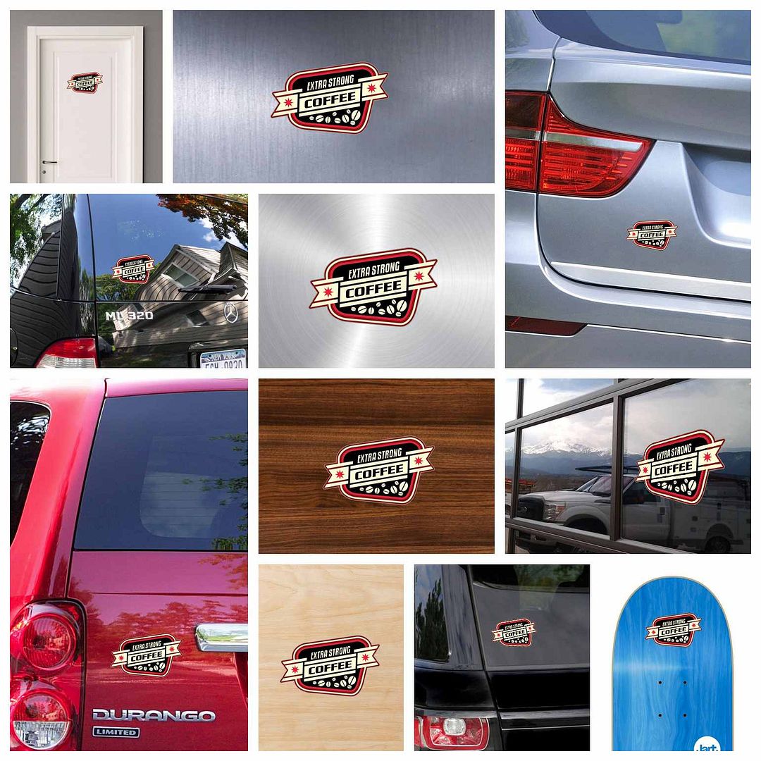 Decals Stickers Cafe bar espresso coffee shop store decoration A19 3W884